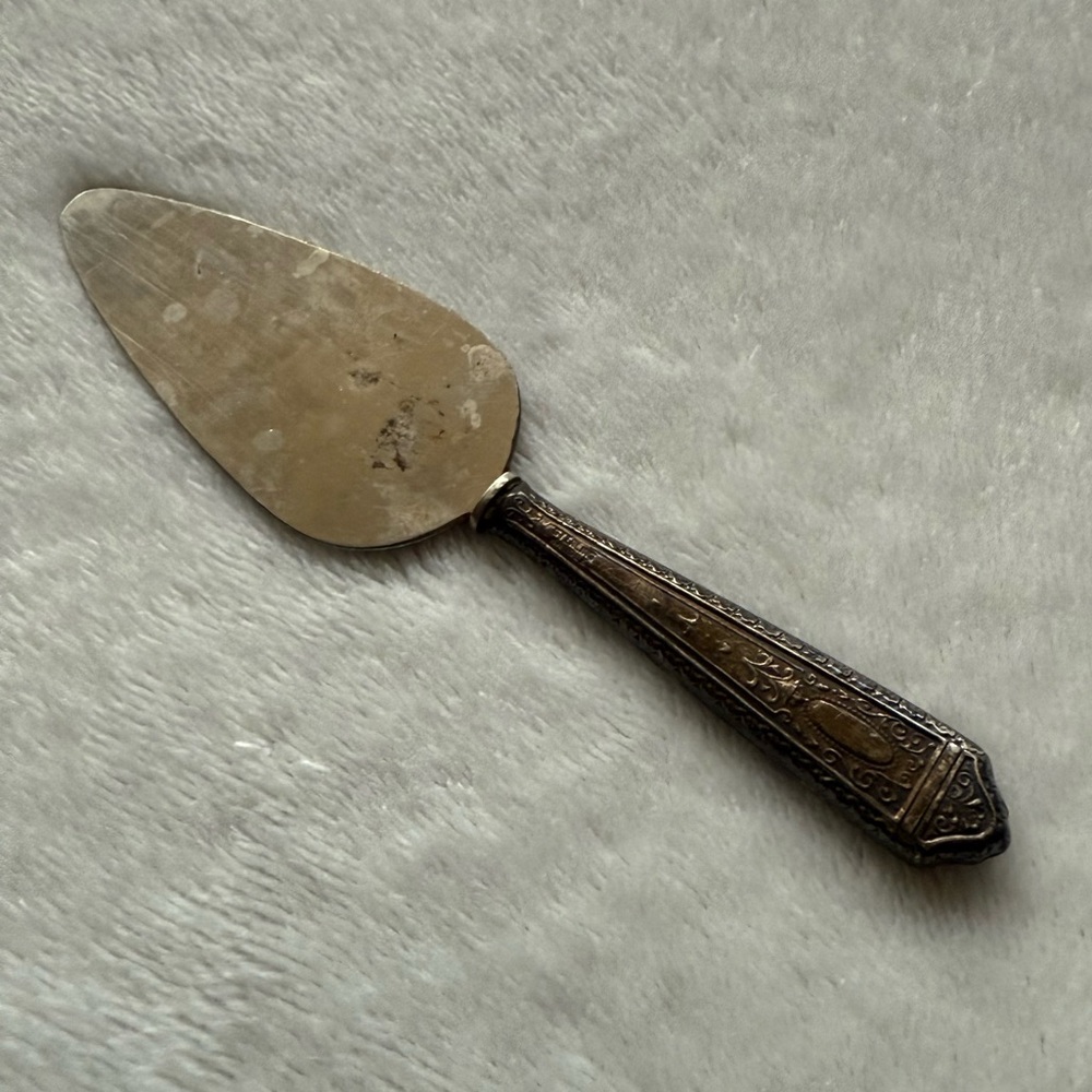 Vintage Silver Cake Server
